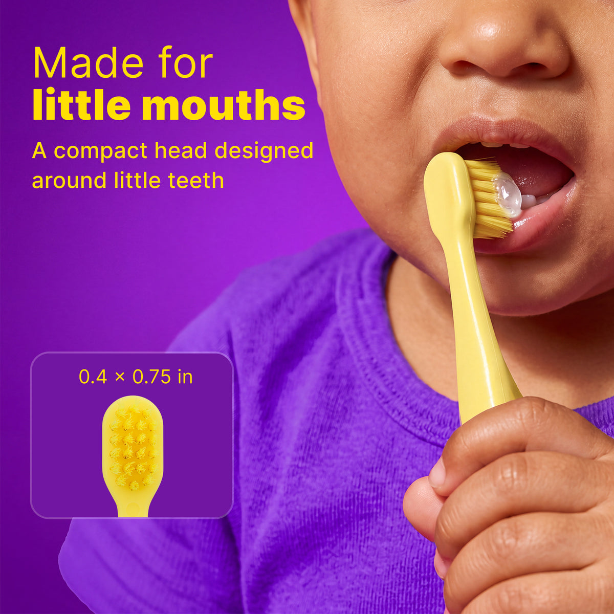 Kids Soft Toothbrush (Yellow)