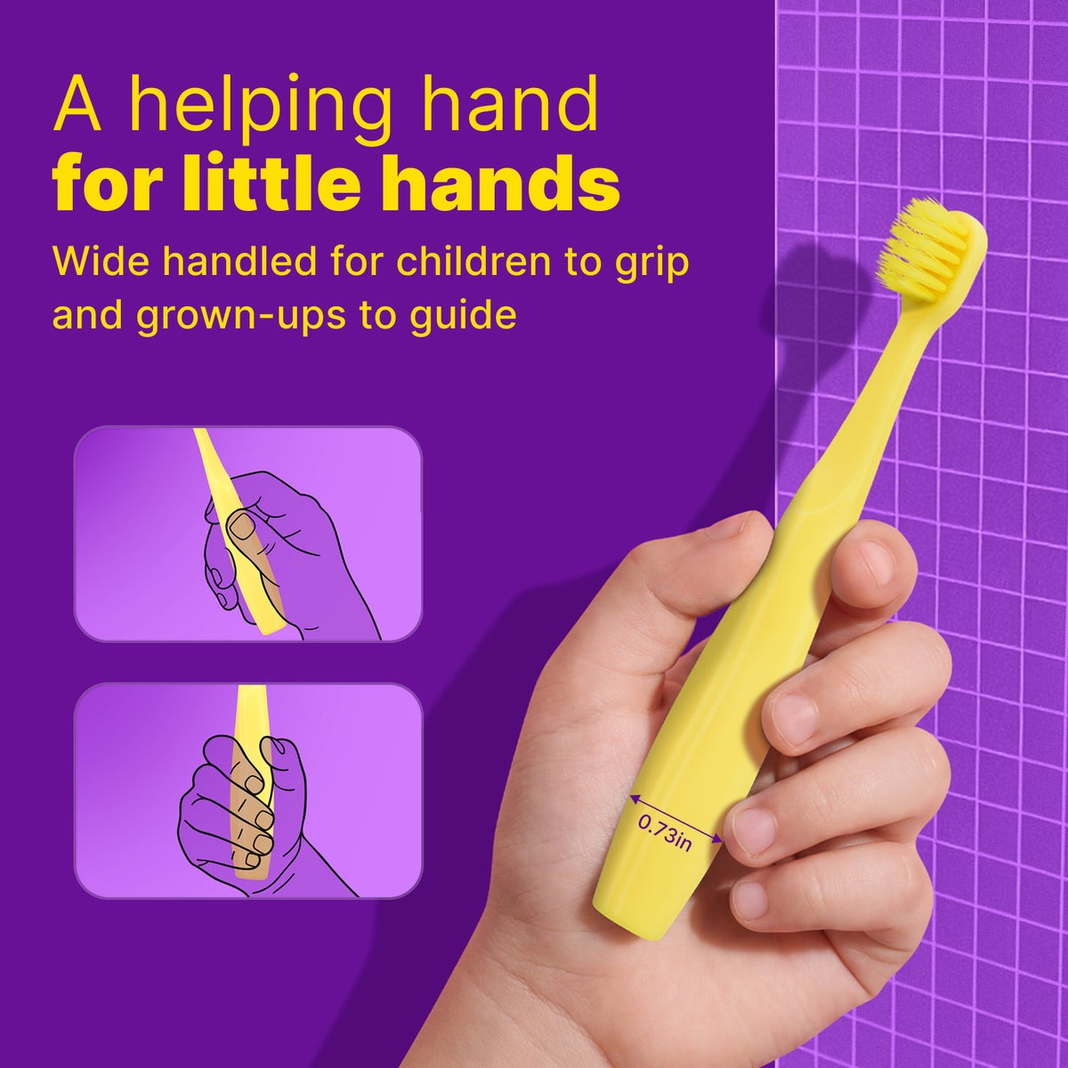 Kids Soft Toothbrush (Yellow)
