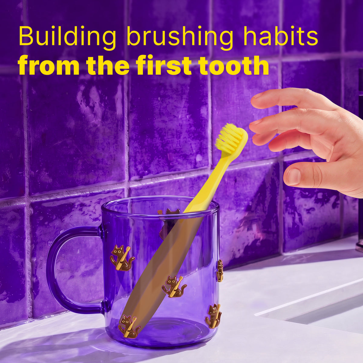 Kids Soft Toothbrush (Yellow)