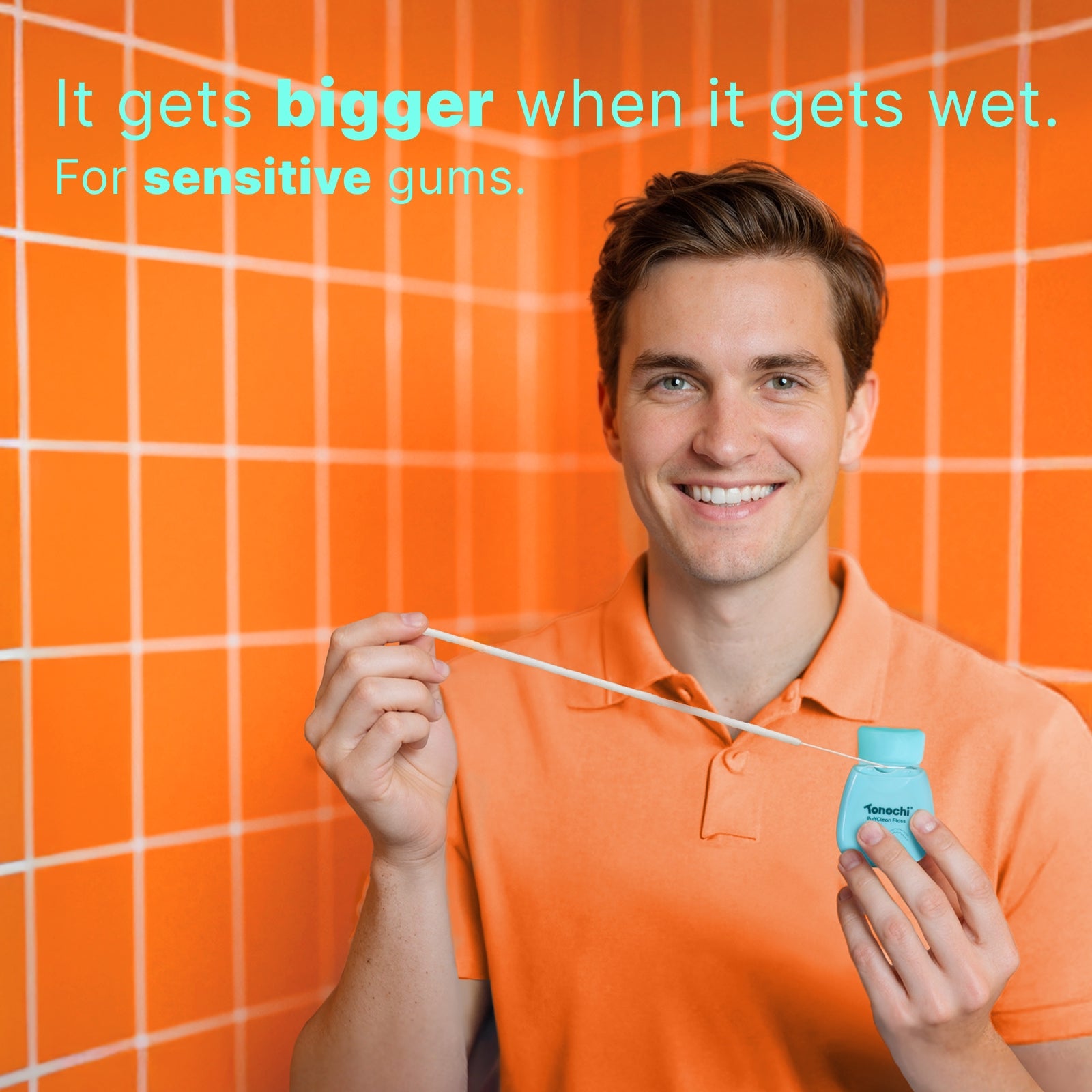 PuffClean Floss • Extra-Soft for Sensitive Gums • 3-Pack (50 m / 55 yd)