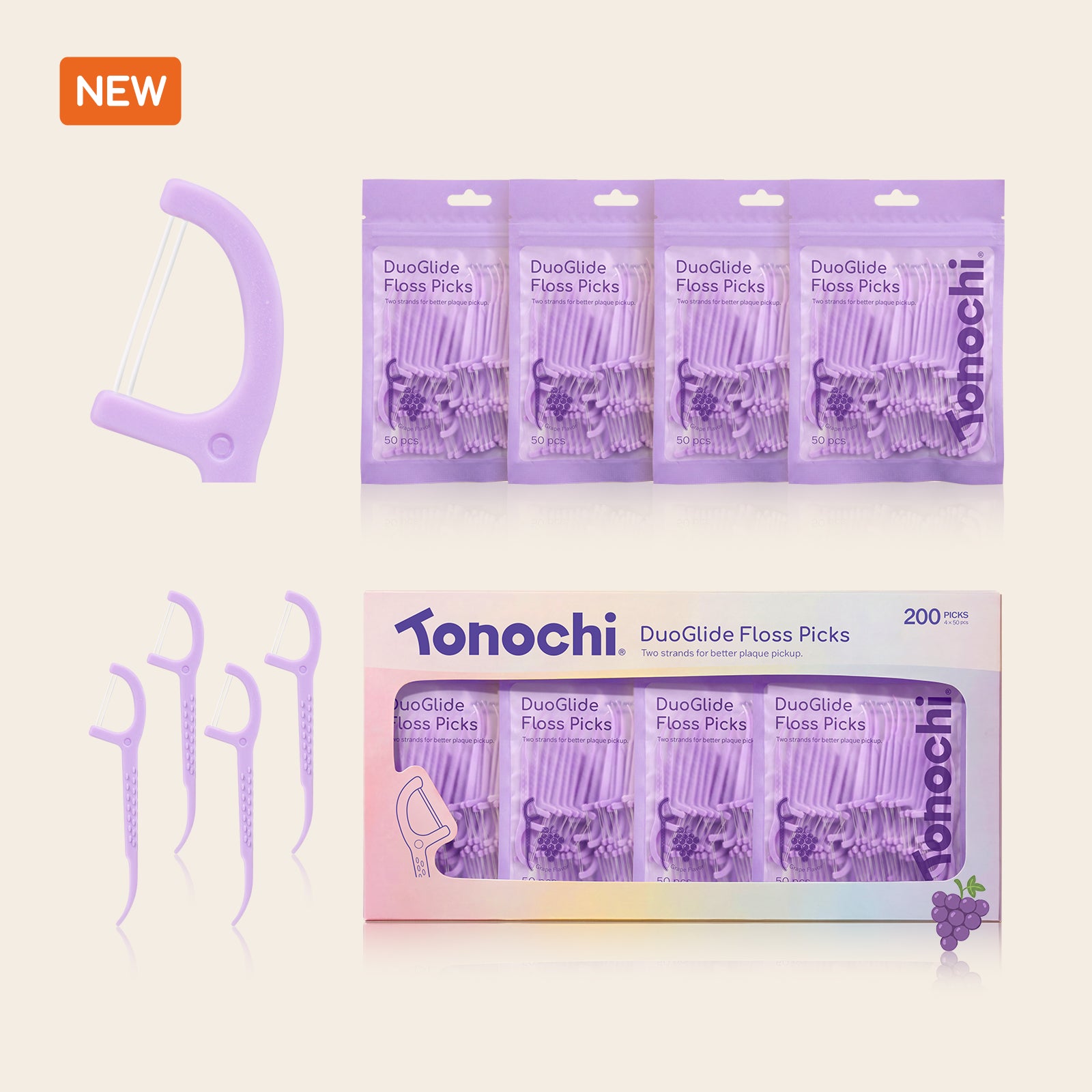 DuoGlide Floss Picks (Grape)