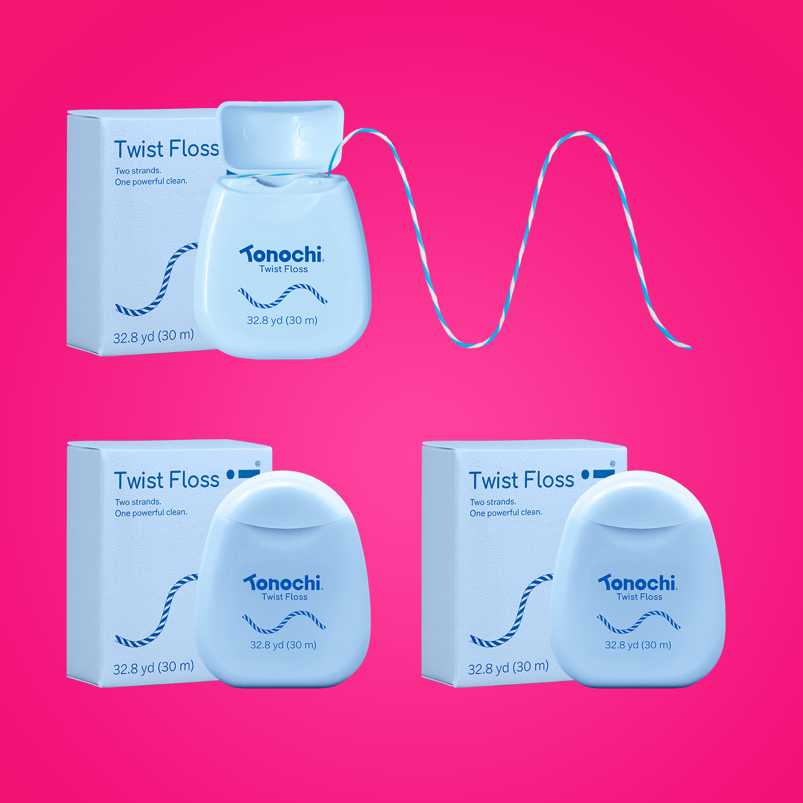 Tonochi Twist Floss 3 packs