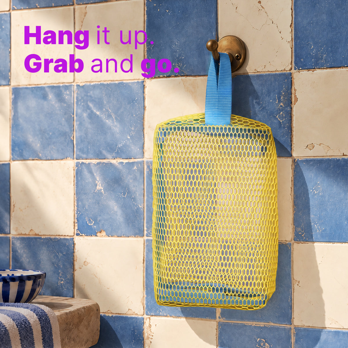 Pack & Go Pouch New hanging by its carry loop