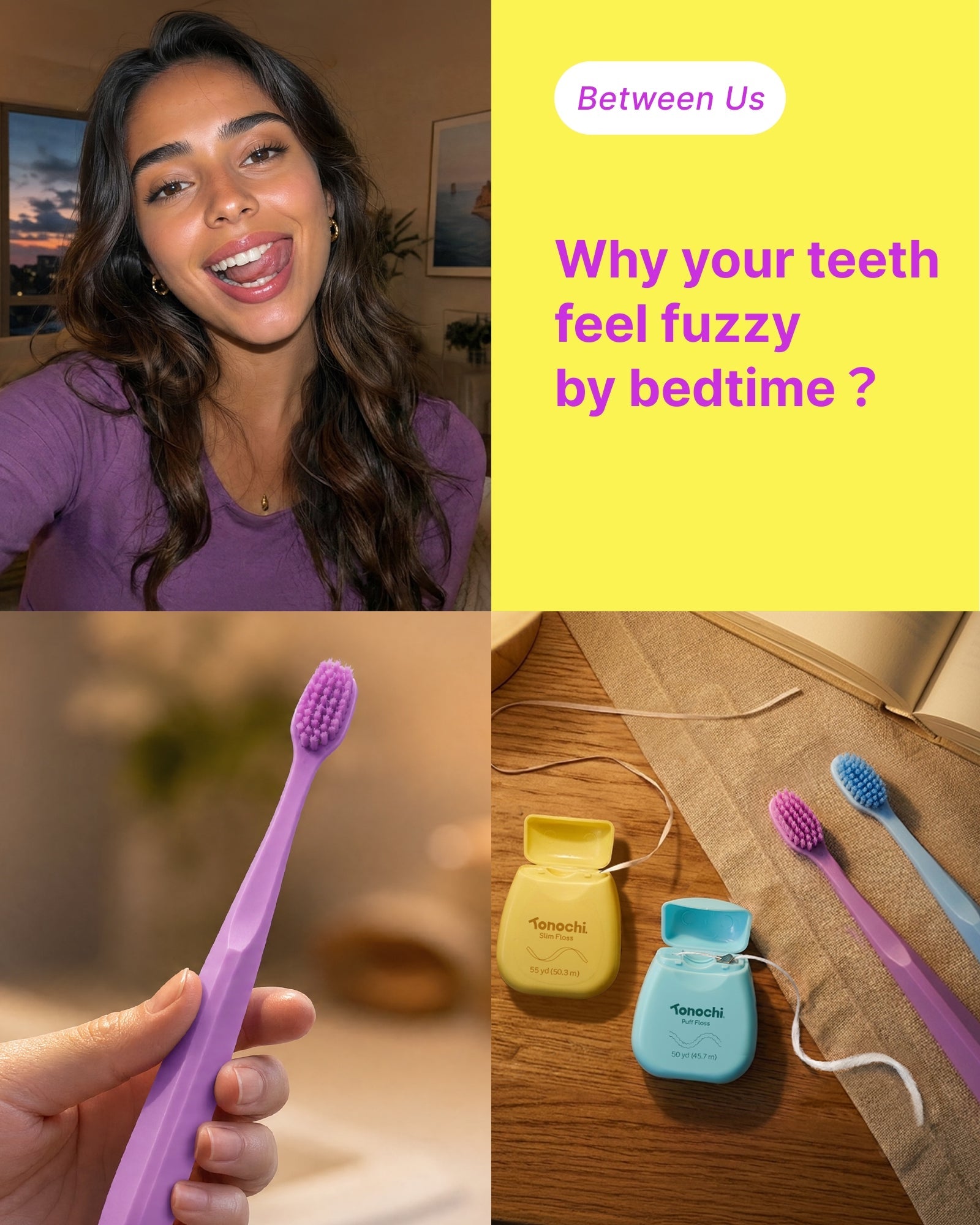 Why Your Teeth Feel Fuzzy by Bedtime