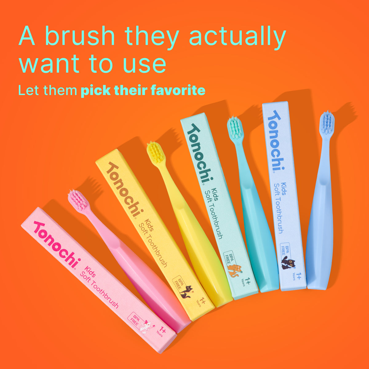 Kids Soft Toothbrush (Green)
