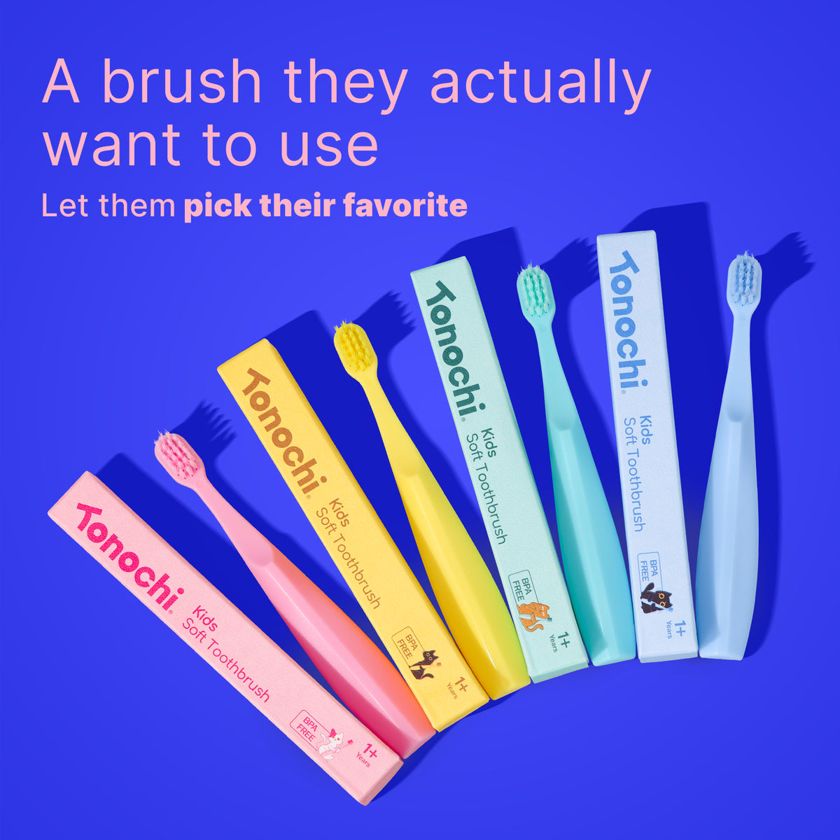 Kids Soft Toothbrush (Pink)