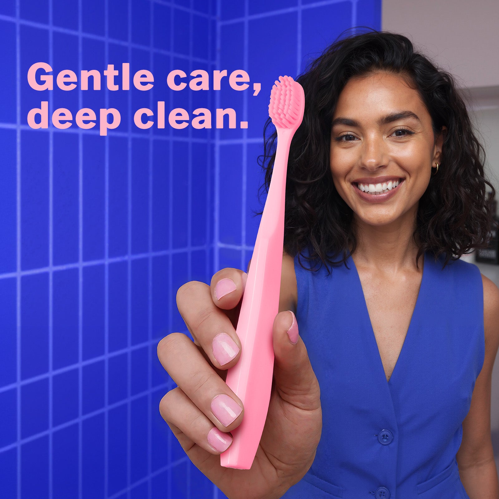 Max Toothbrush • Extra Soft for Sensitive Gums • 4 Pack (Blush Pink)