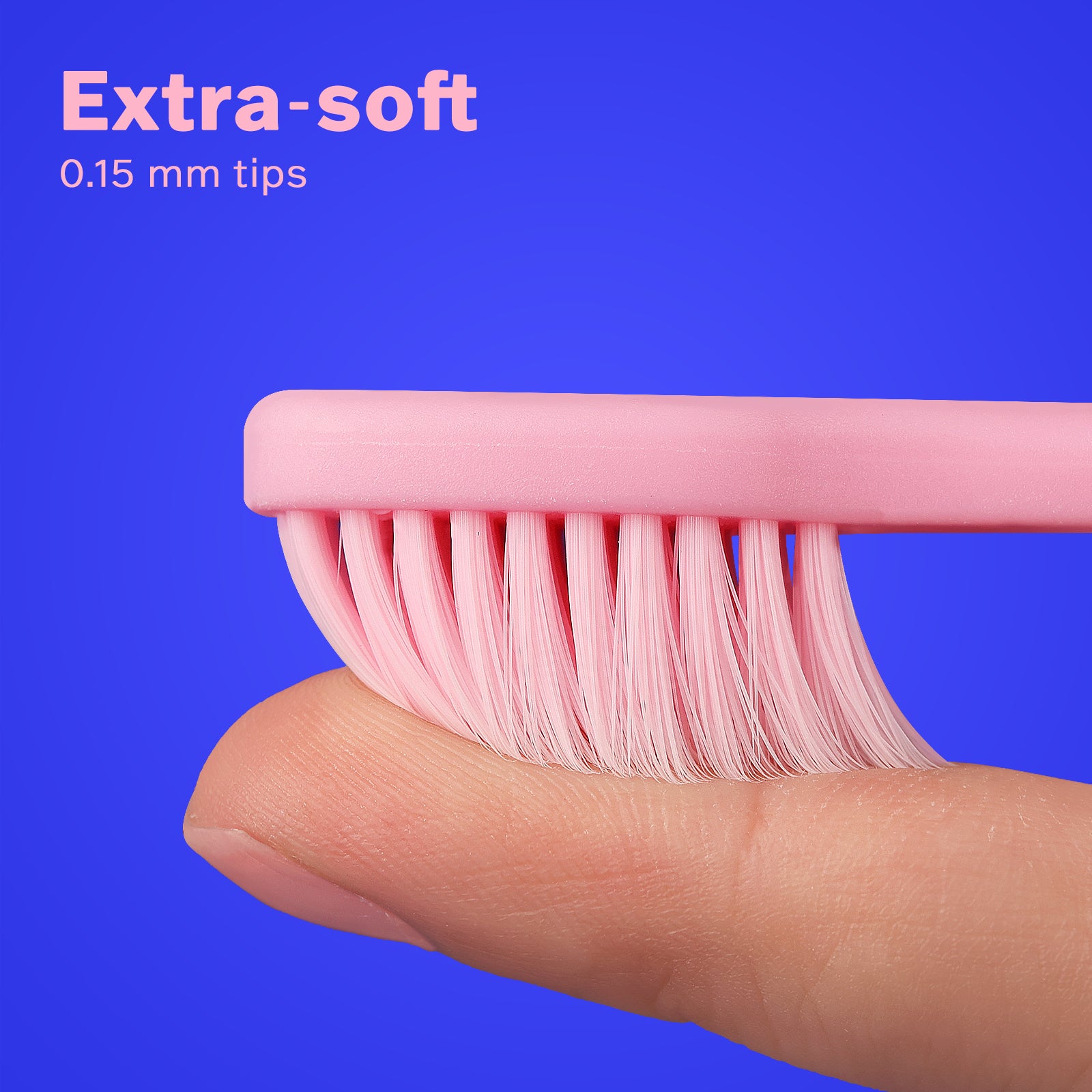 Max Toothbrush • Extra Soft for Sensitive Gums • 4 Pack (Blush Pink)