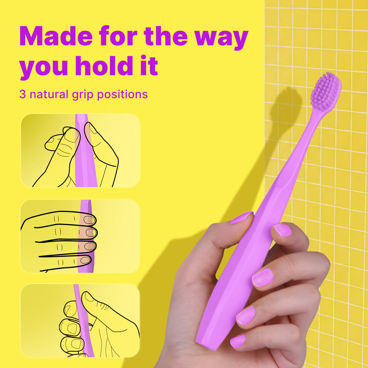 Max Adult Toothbrush (Lavender)