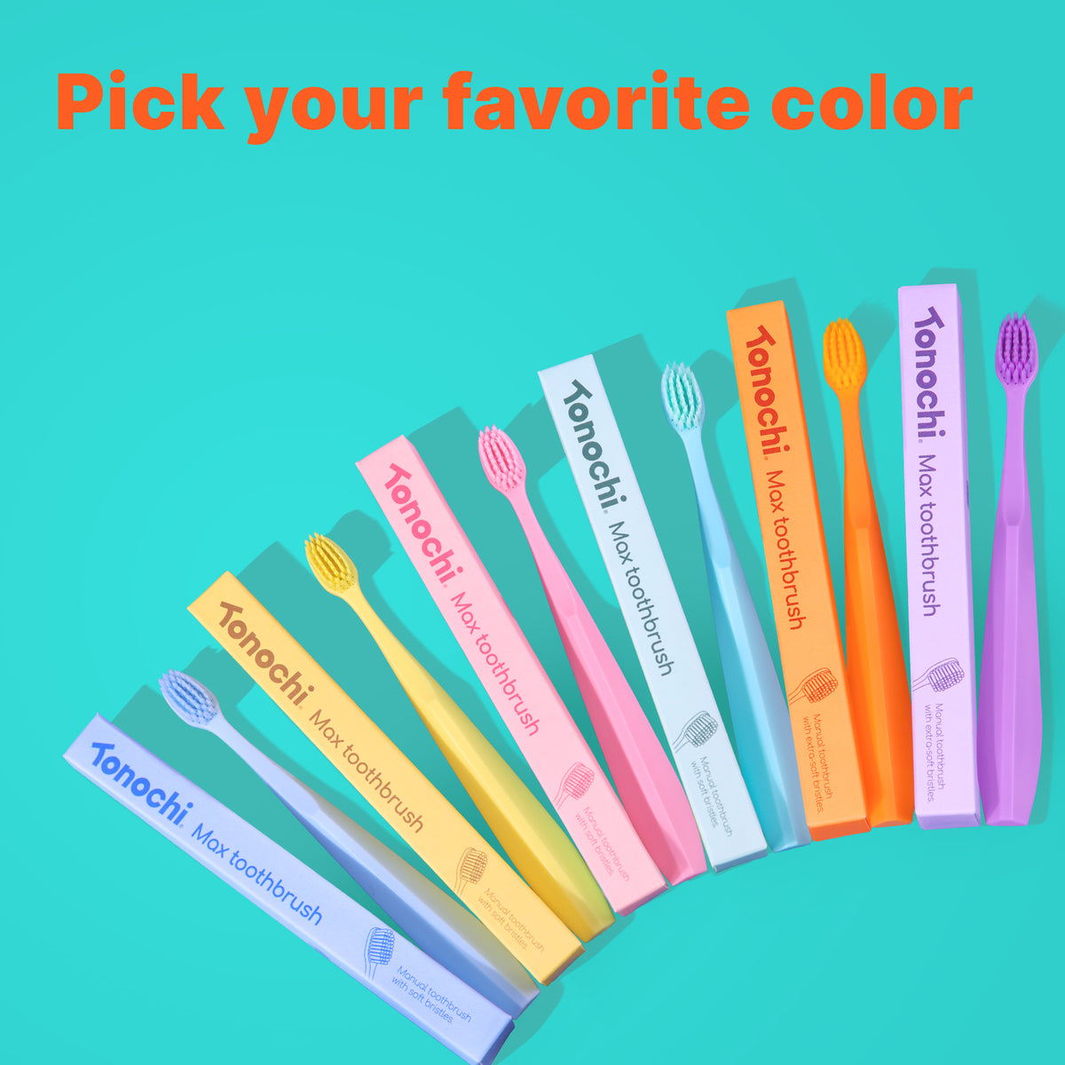 Max Adult Toothbrush (Orange)