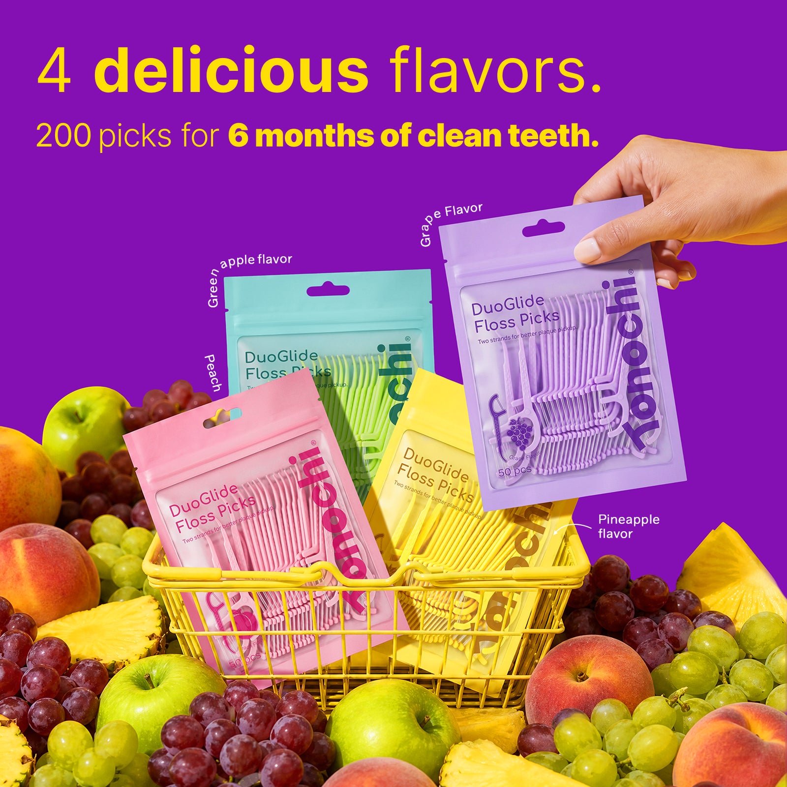 DuoGlide Floss Picks (Pineapple)