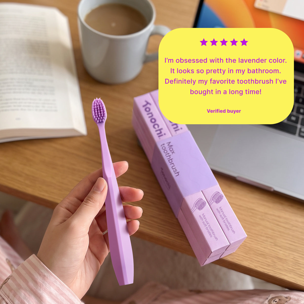 Max Adult Toothbrush (Lavender)