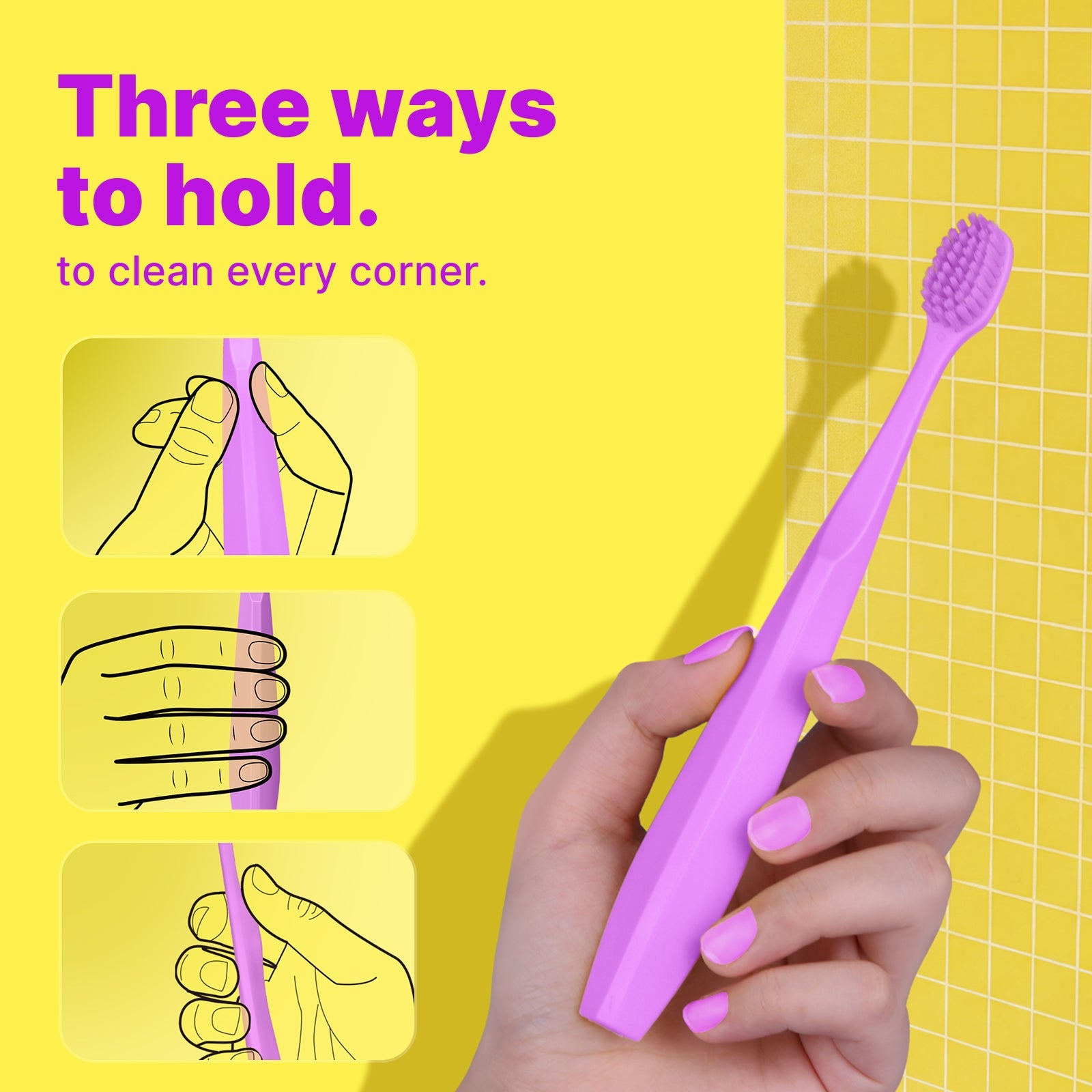 Max Adult Toothbrush (Lavender)