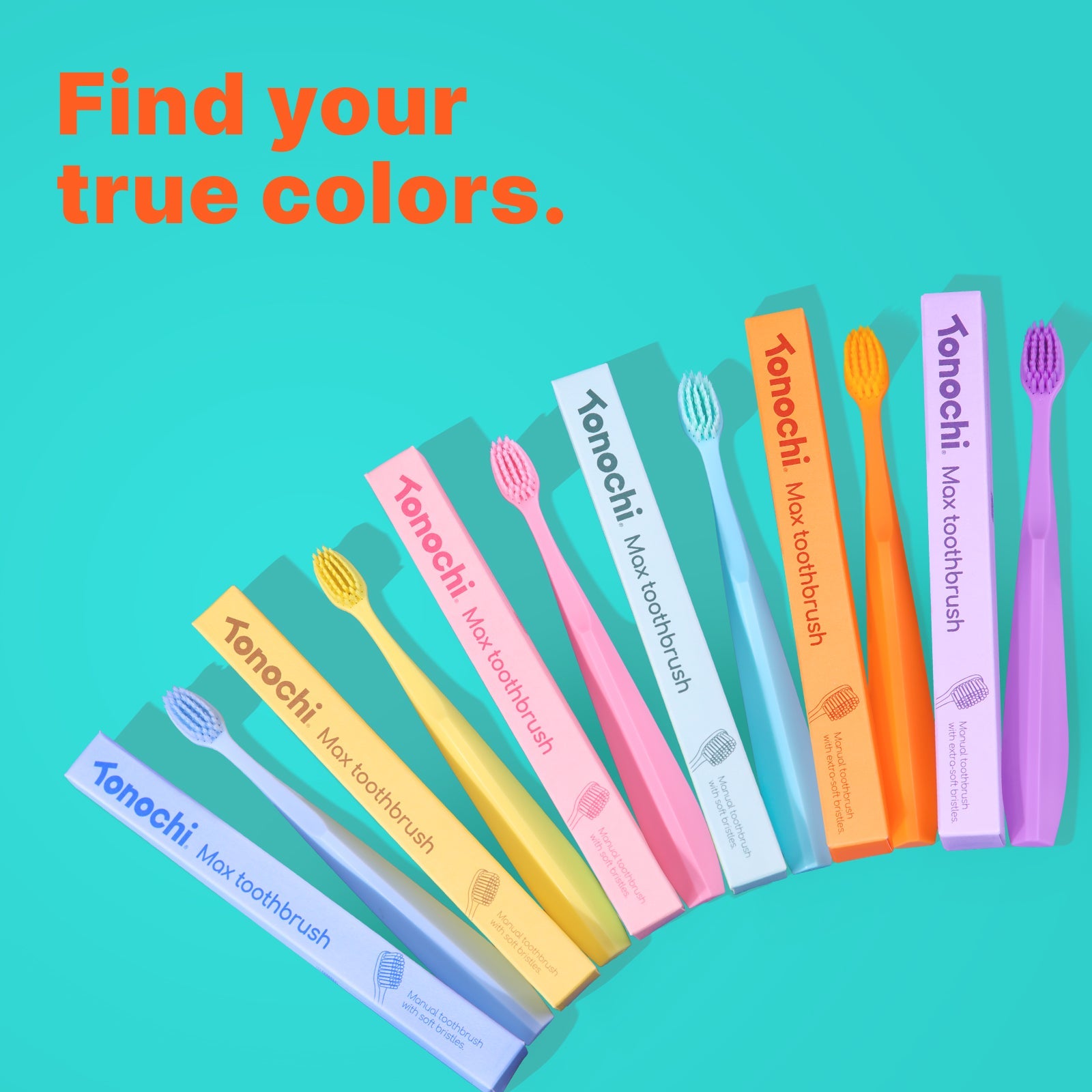 Max Adult Toothbrush (Orange)