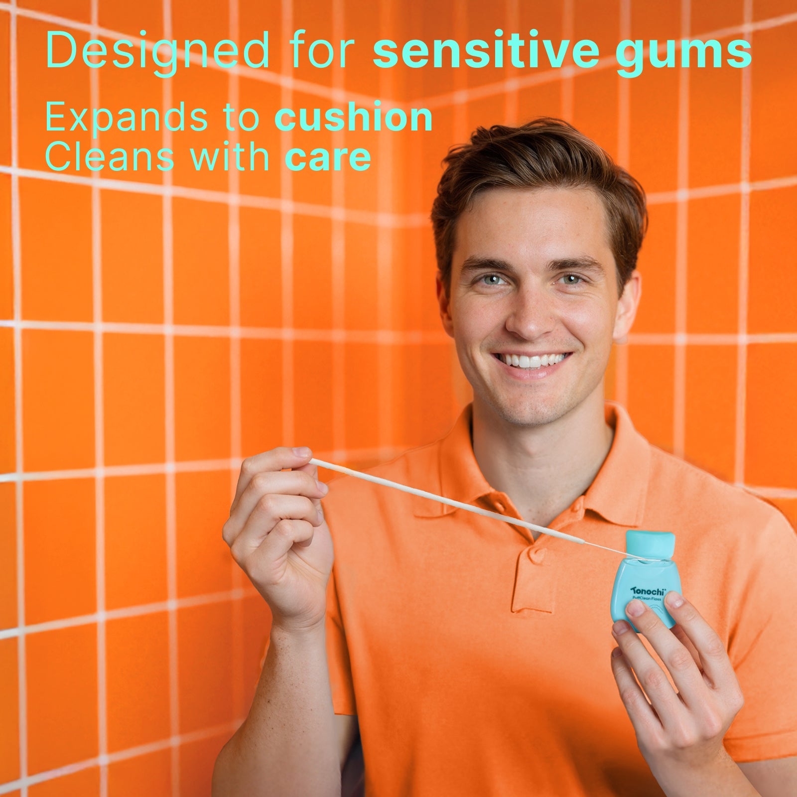 PuffClean Floss • Extra-Soft for Sensitive Gums • 3-Pack (50 m / 55 yd)