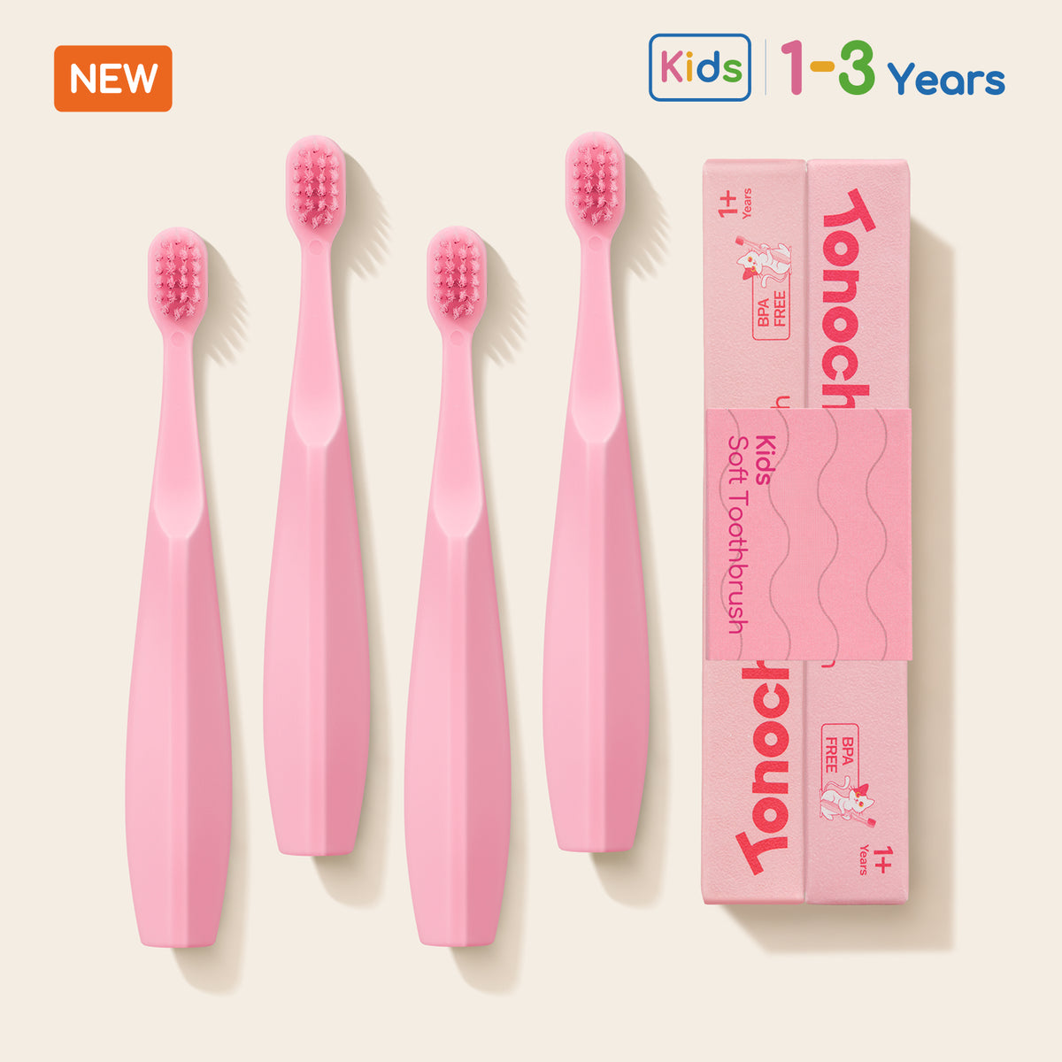 Kids Soft Toothbrush (Pink)