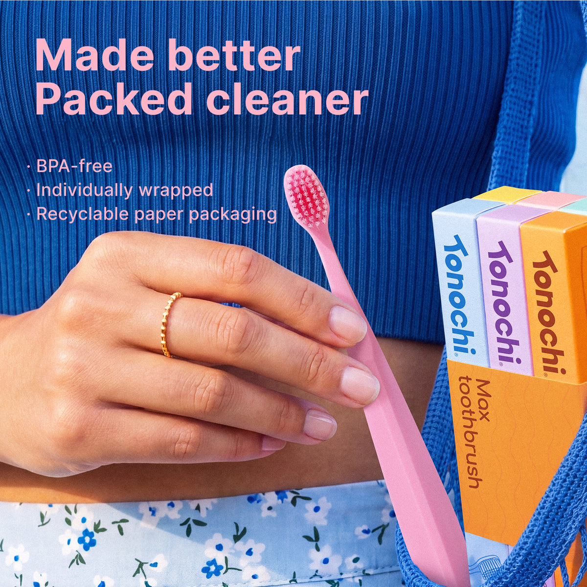 Max Adult Toothbrush (Rainbow Mix)