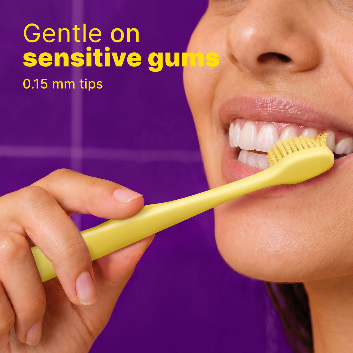 Max Adult Toothbrush (Yellow)